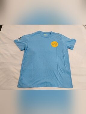 High Noon Men's Light Blue Short Sleeve Logo Tee